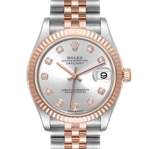 datejust rolex oro rosa|rolex datejust 31 gold price.